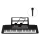 Instrument muzyczny MusicMate Keyboard Music Mate MM-02 Black